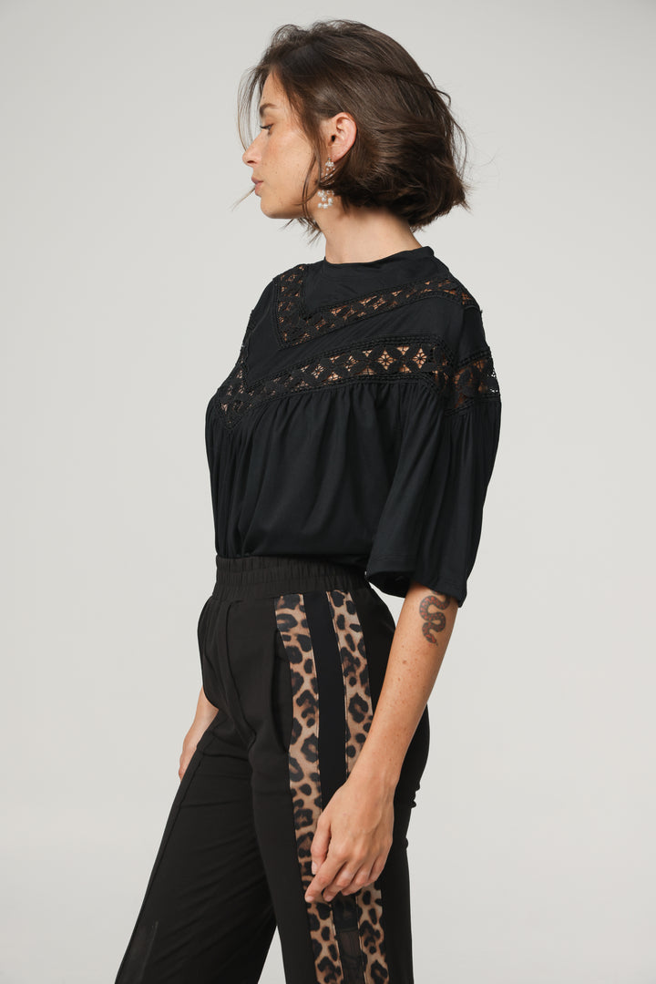 Boho Black T-Shirt
