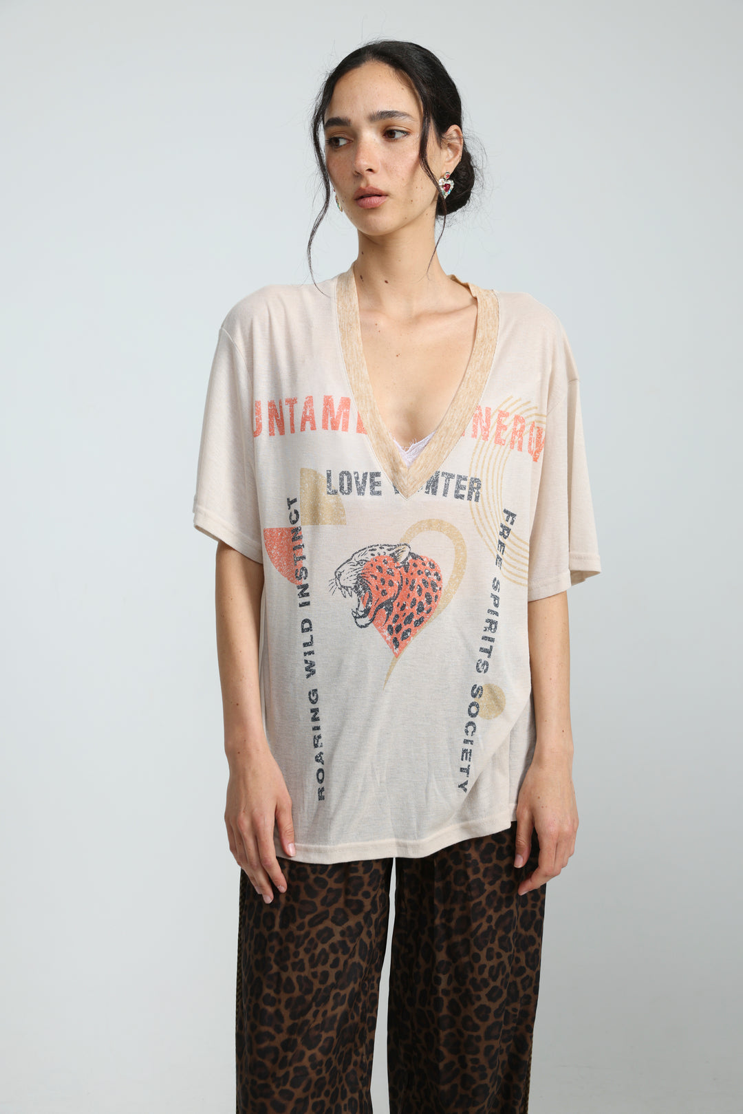Jungle Beige V T-Shirt