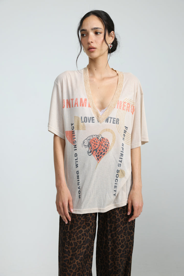Jungle Beige V T-Shirt