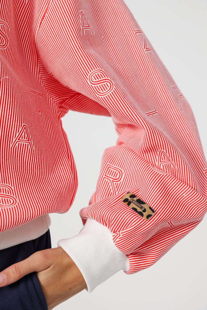 Nostalgia Red Stripes Polo