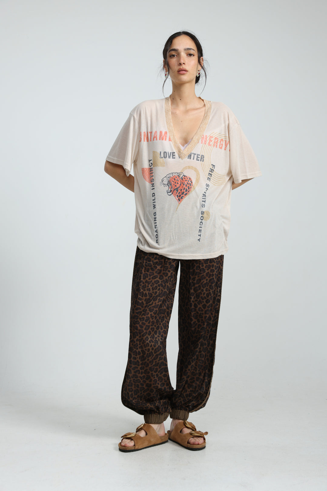 Jungle Beige V T-Shirt