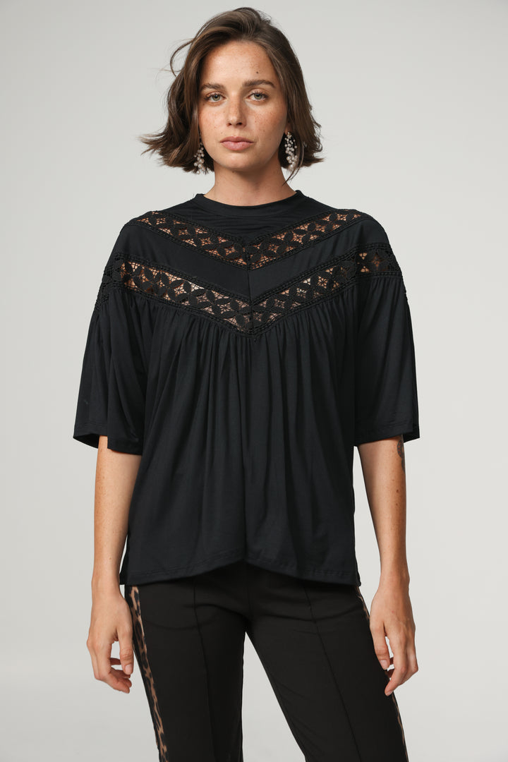 Boho Black T-Shirt