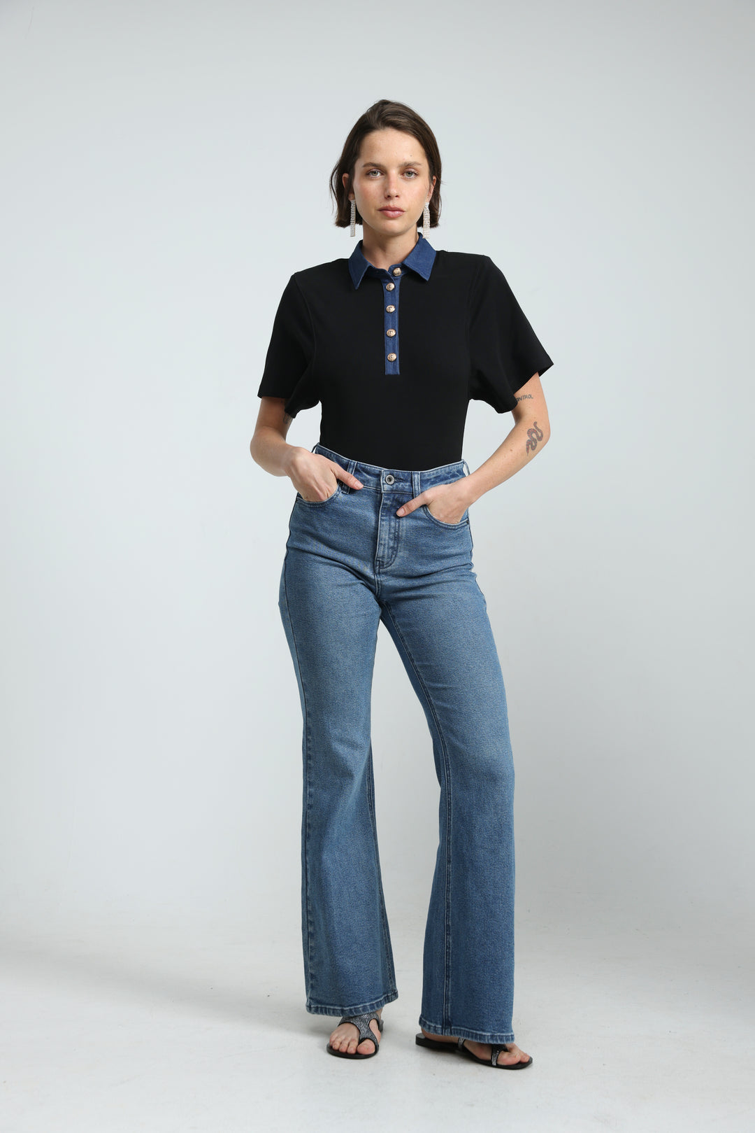 Kingscross Black Bodysuit