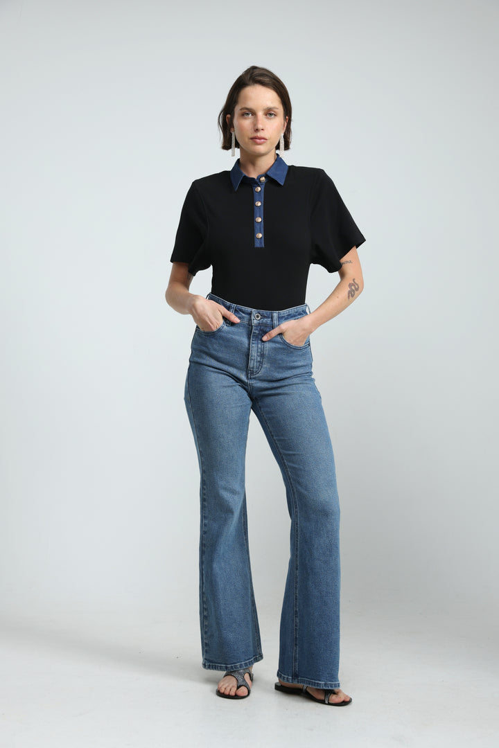 Kingscross Black Bodysuit