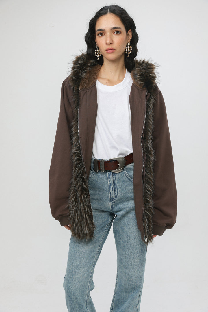 Breakroom Brown Hoodie Sweatshirt