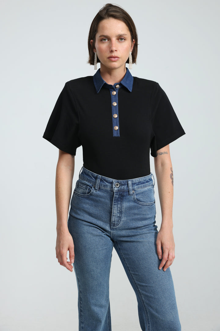 Kingscross Black Bodysuit
