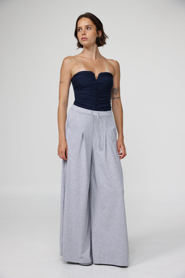 Realized Navy Strapless Top