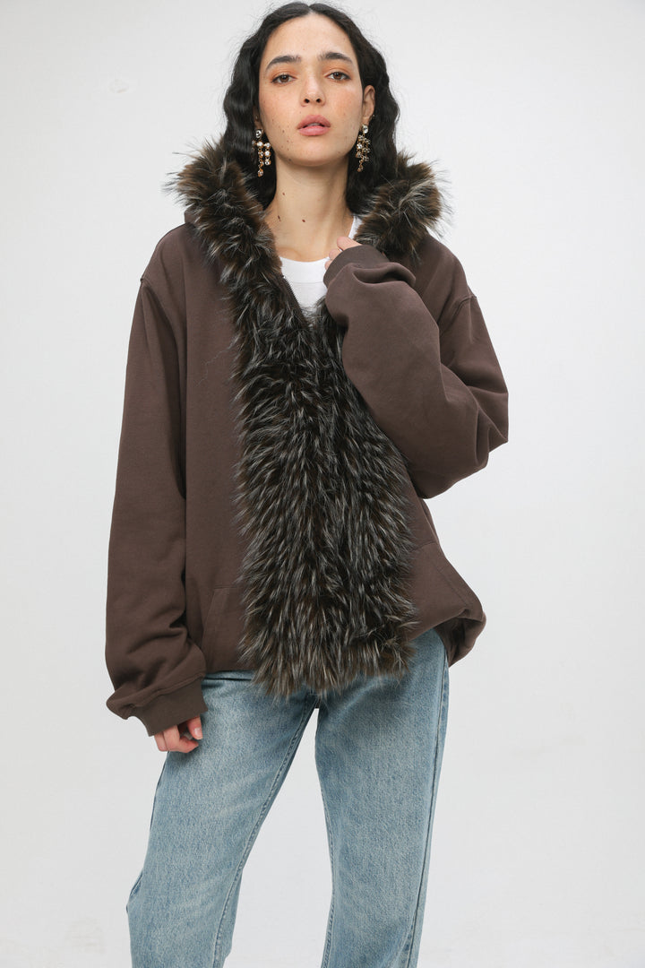 Breakroom Brown Hoodie Sweatshirt