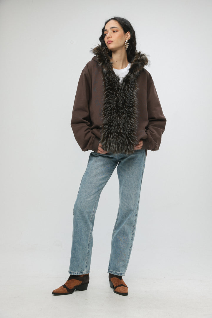 Breakroom Brown Hoodie Sweatshirt