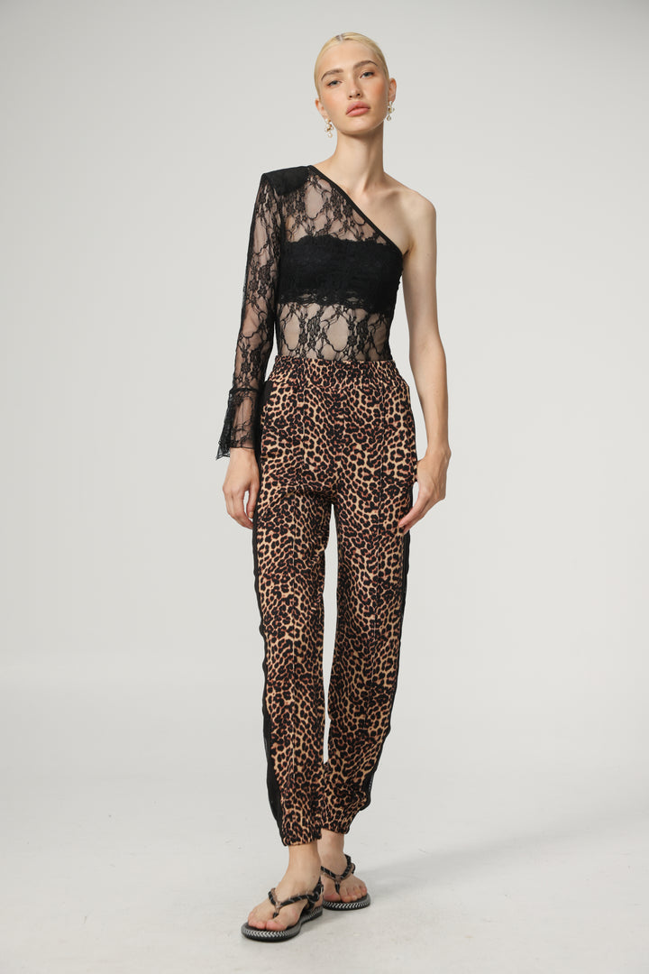 Lake Black One Shoulder Bodysuit
