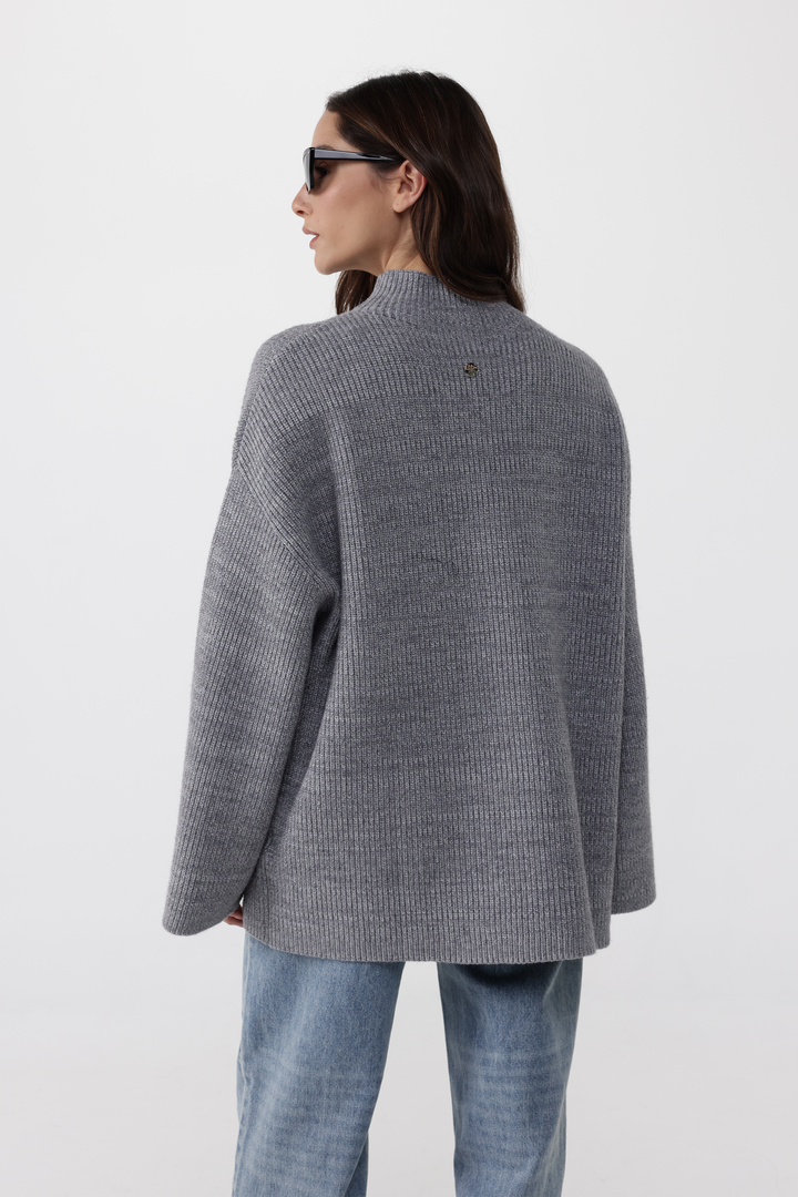 Knitted Grey Sweater