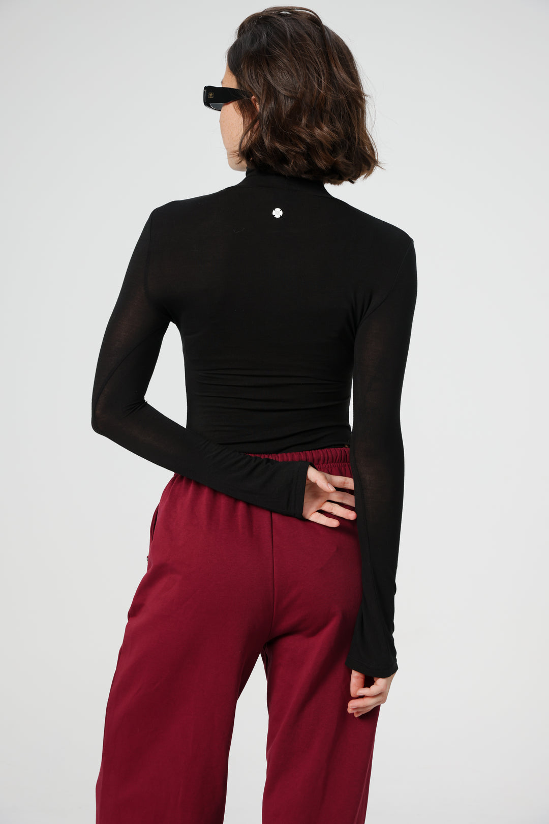 Clean12 Black High Neck Shirt