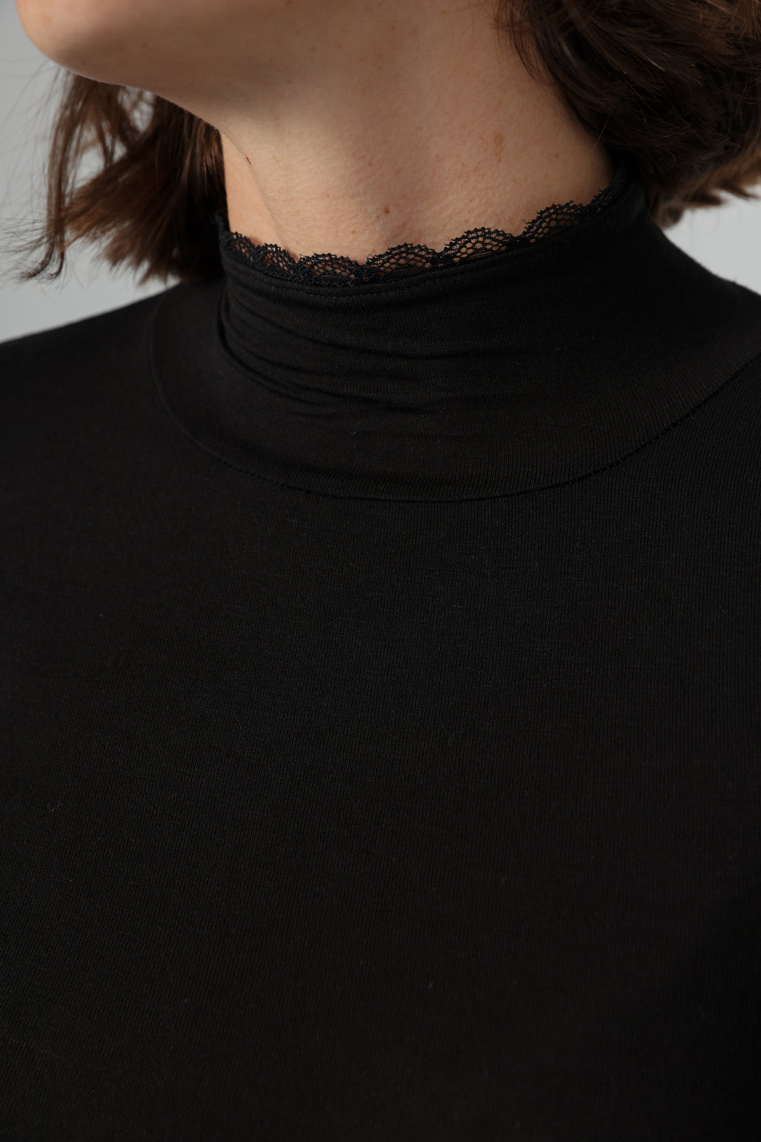Clean12 Black High Neck Shirt