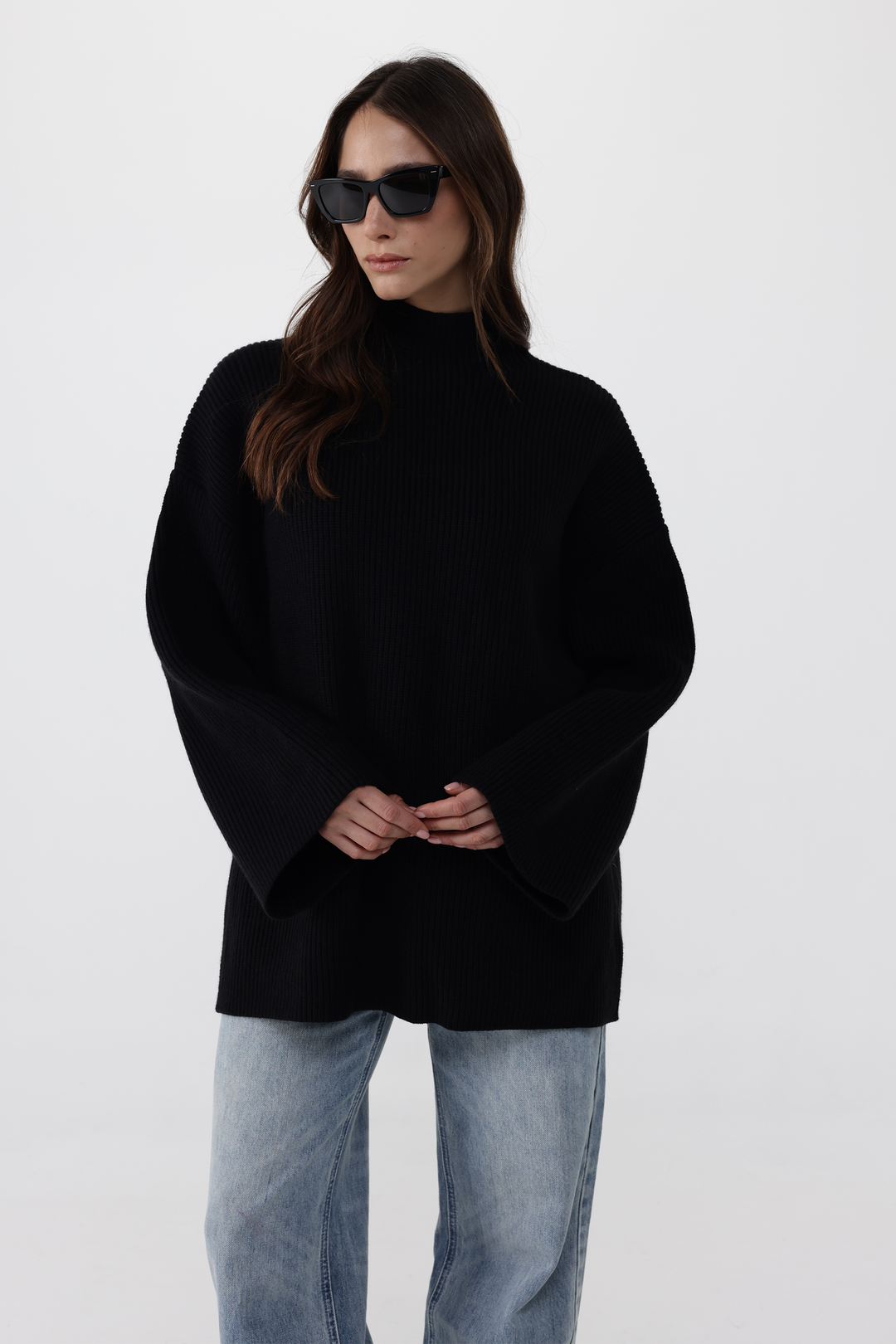 Knitted Black Sweater