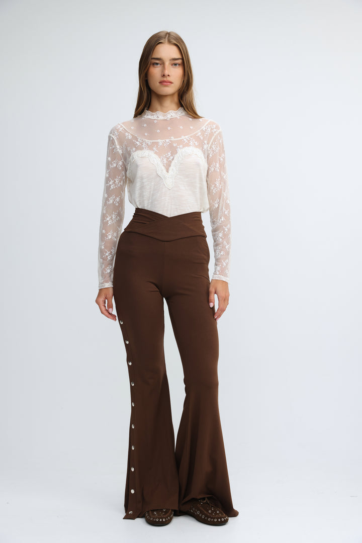 Sideline Brown Leggings