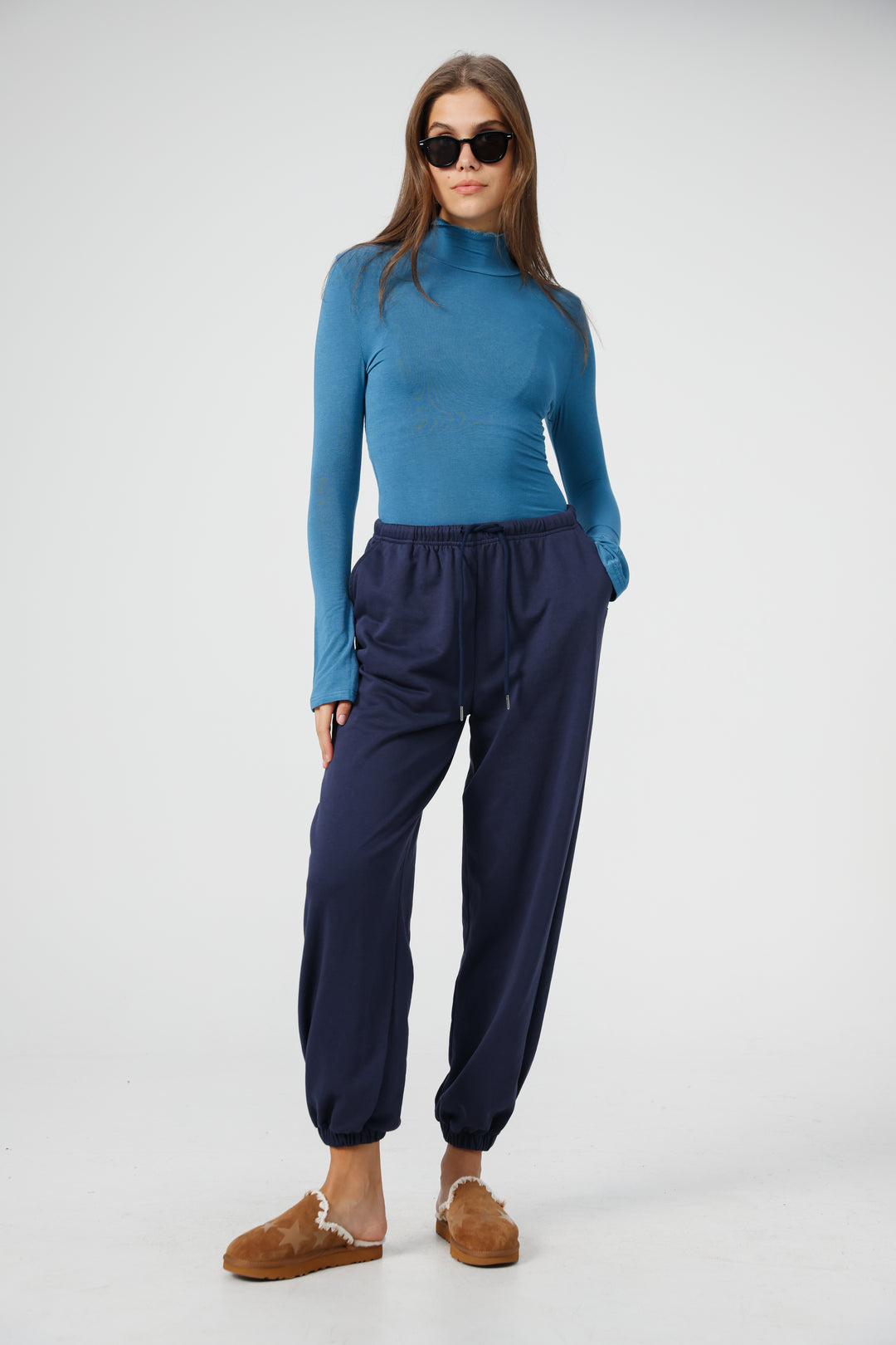 Clean12 Blue High Neck Shirt