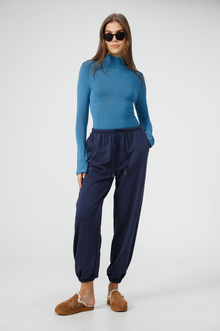 Clean12 Blue High Neck Shirt