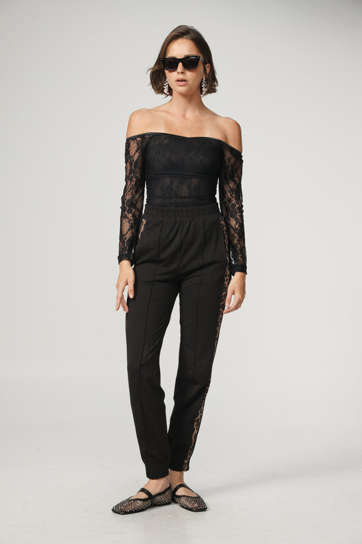 ID Black Off Shoulder Top