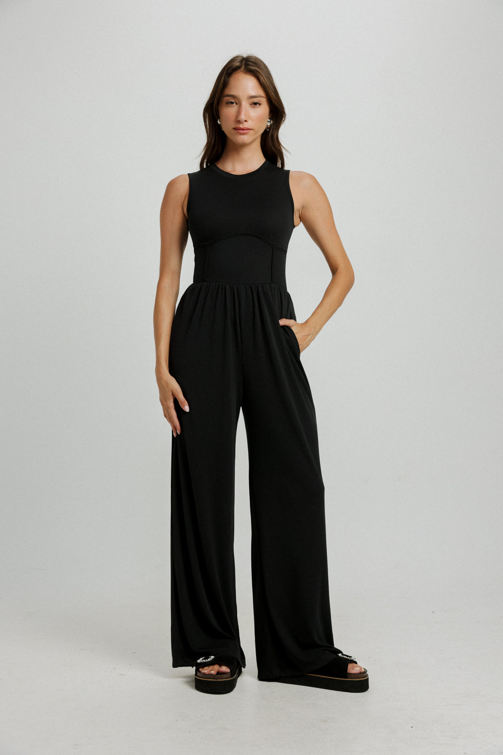 South Black Jumpsuit