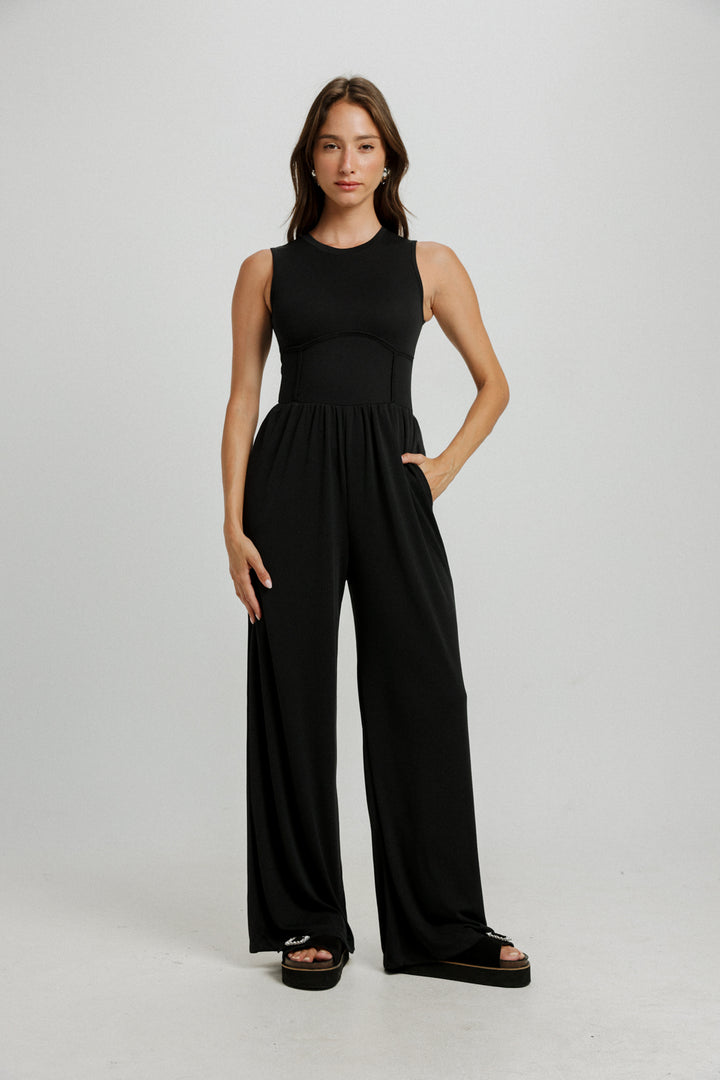 South Black Jumpsuit