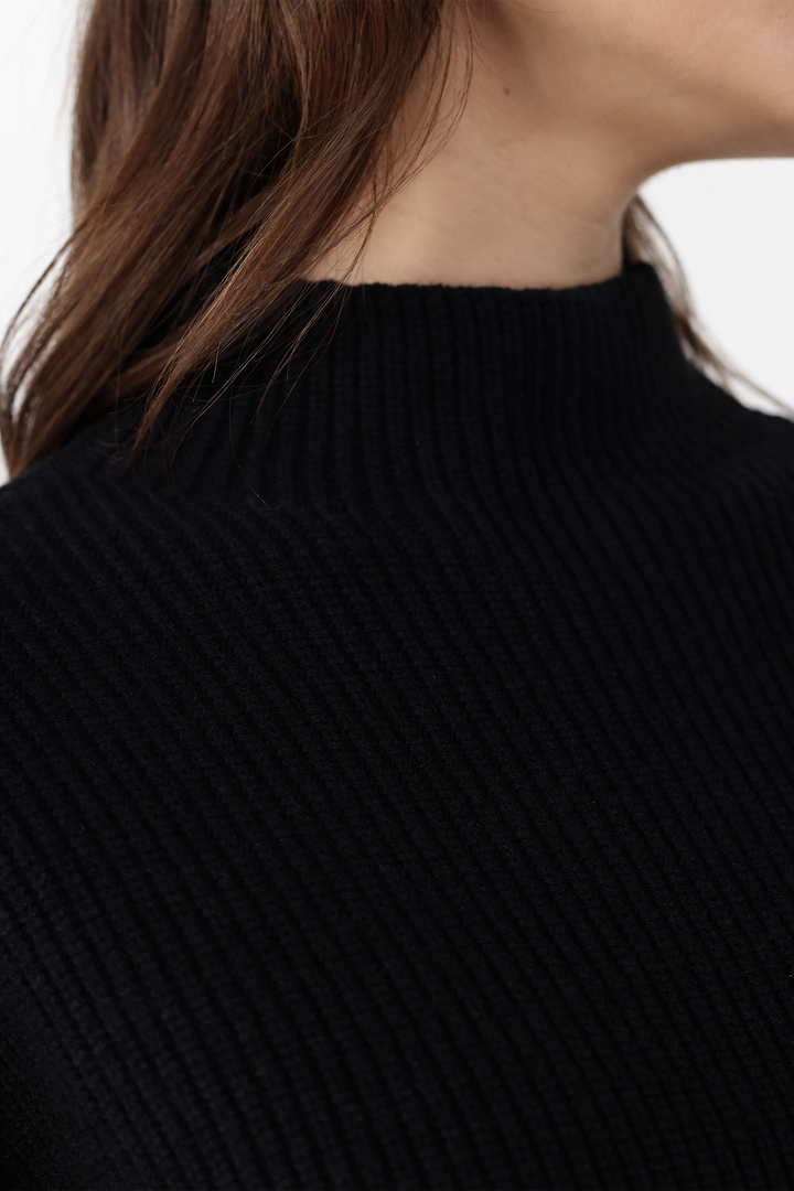 Knitted Black Sweater