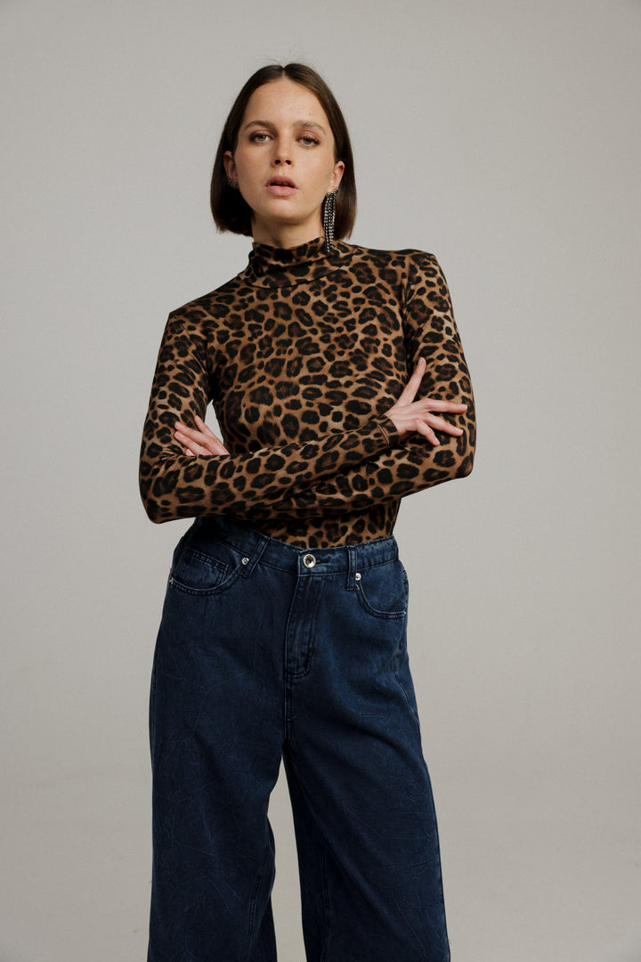 Principal Dark Leopard Top