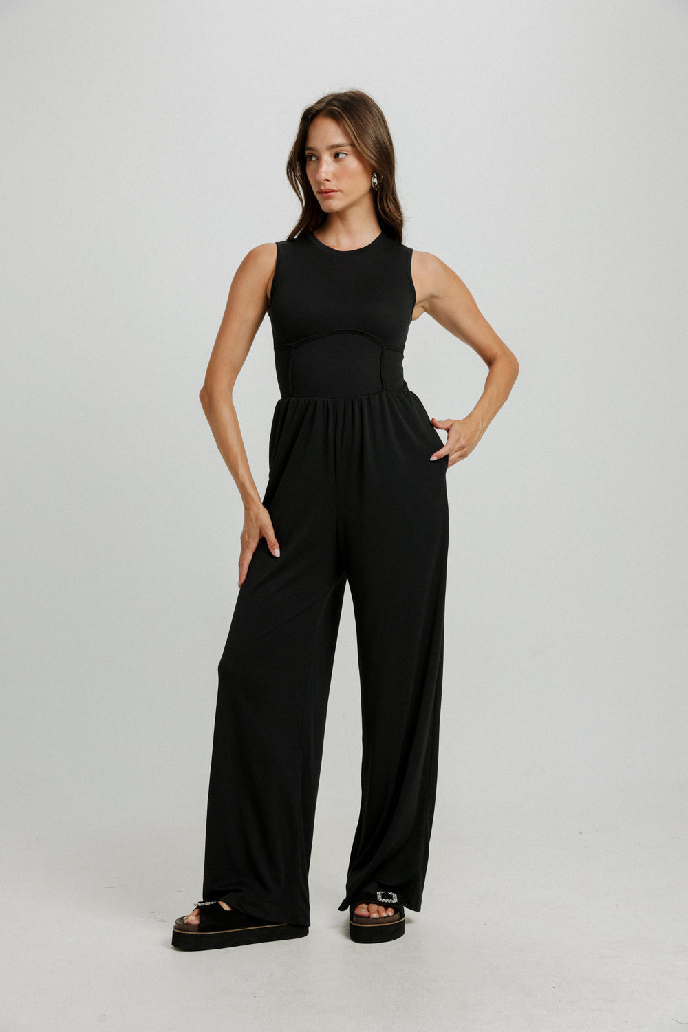 South Black Jumpsuit