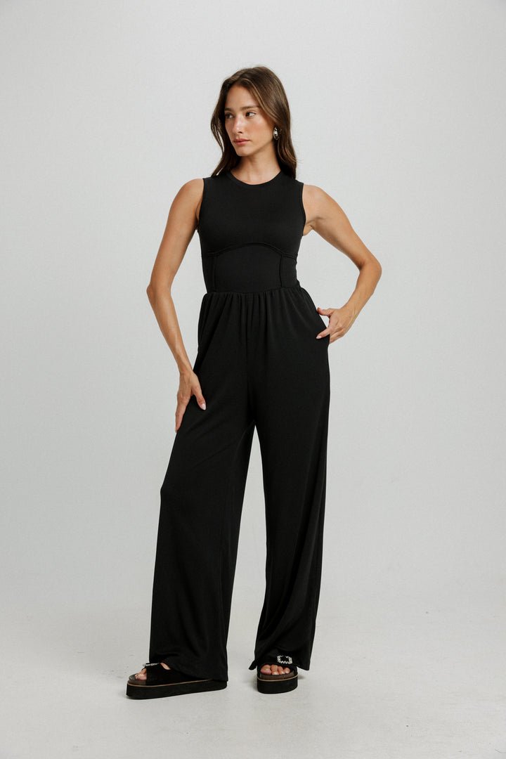 South Black Jumpsuit