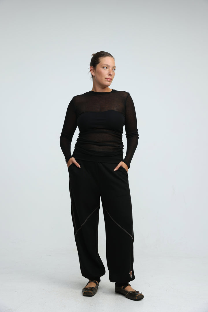Clean61 Black Joggers