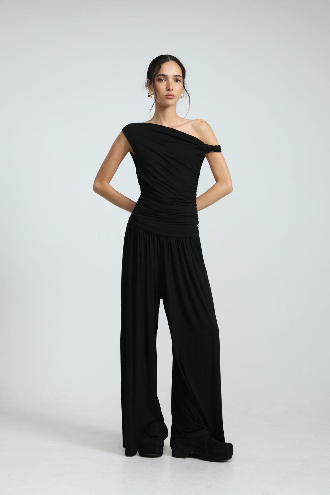 Twist Black Jumpsuit