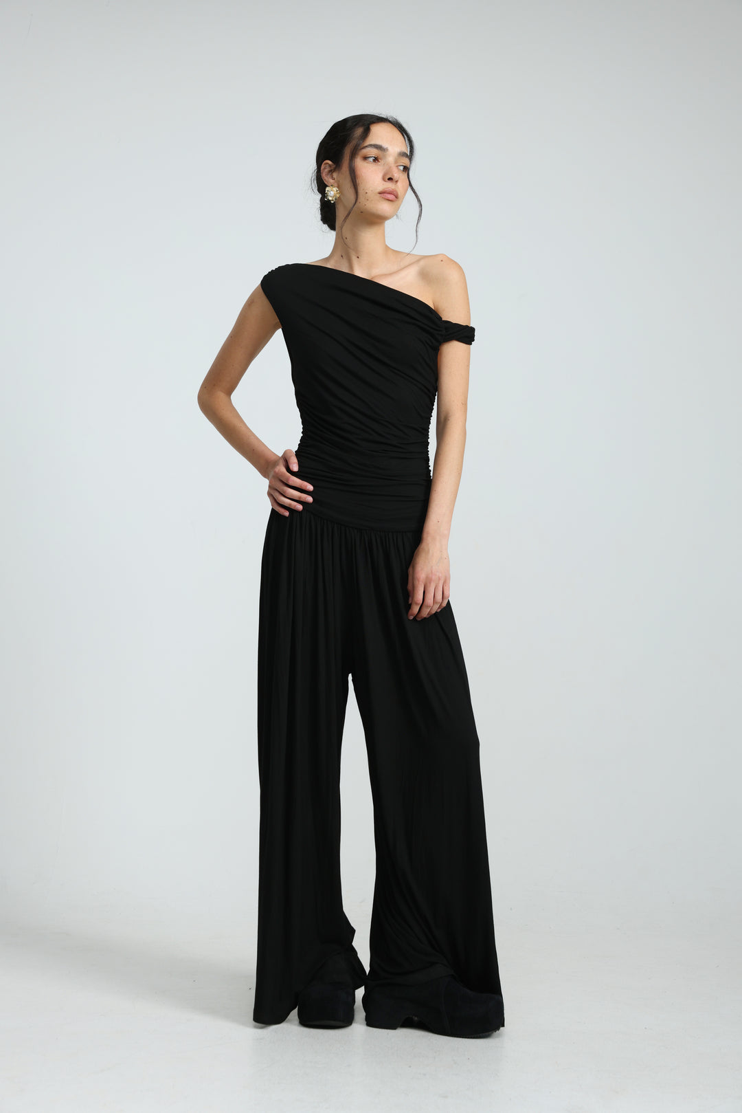 Twist Black Jumpsuit