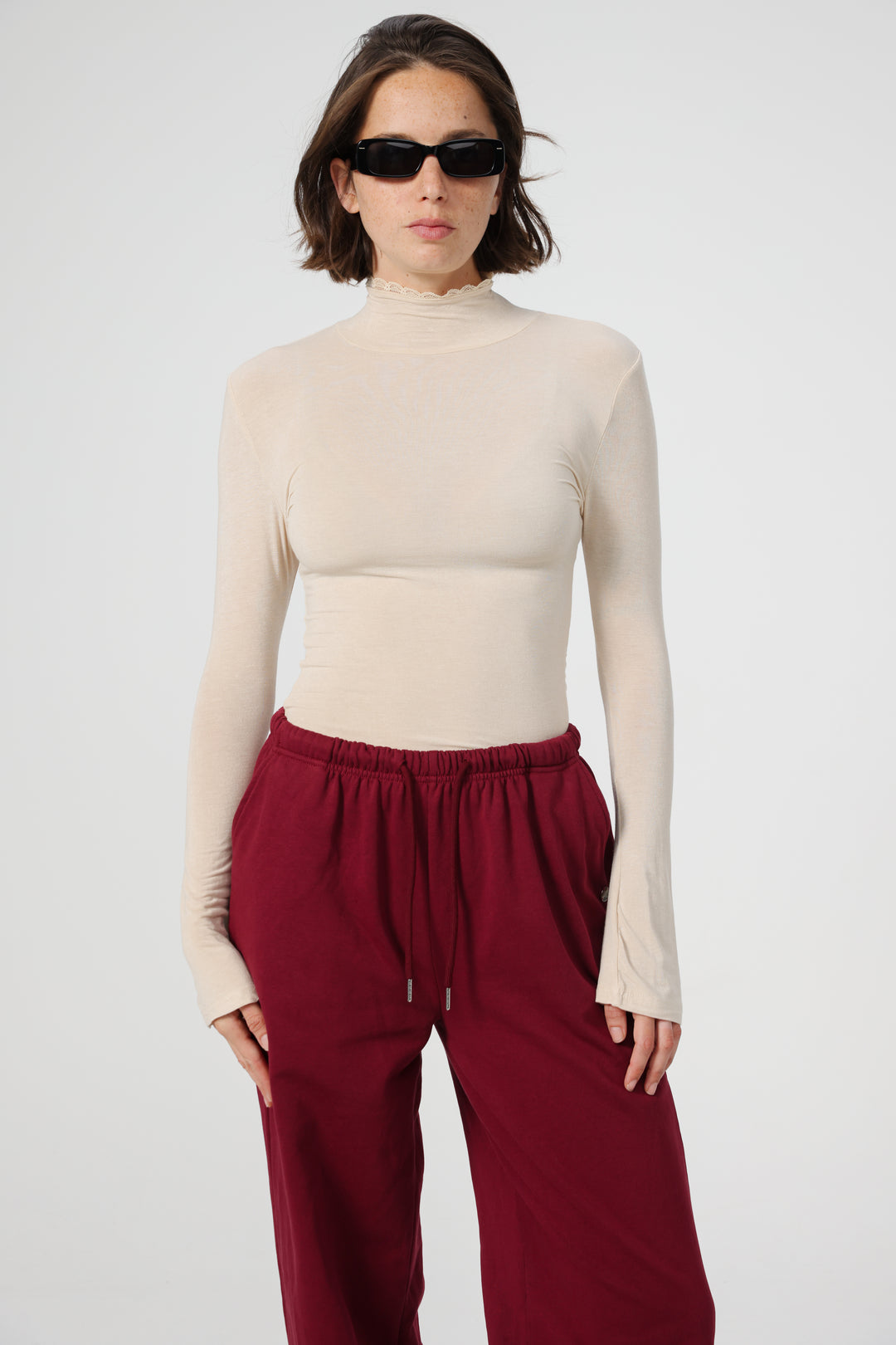 Clean12 Stone High Neck Shirt