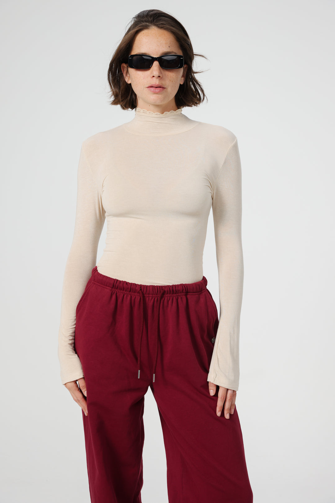 Clean12 Stone High Neck Shirt