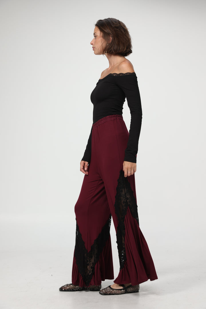 Free Wine Lace Bottoms