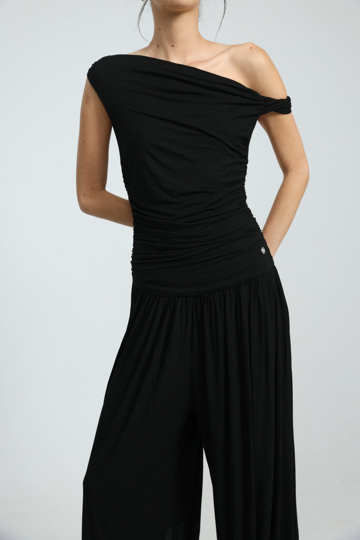 Twist Black Jumpsuit