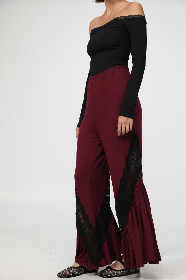 Free Wine Lace Bottoms