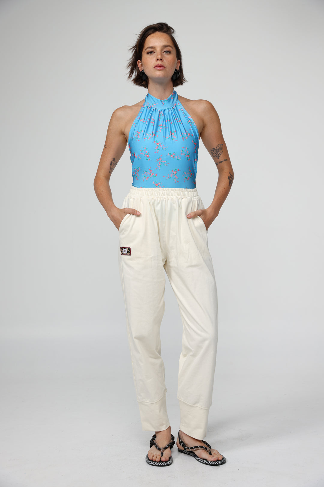 Way Blue Floral Top