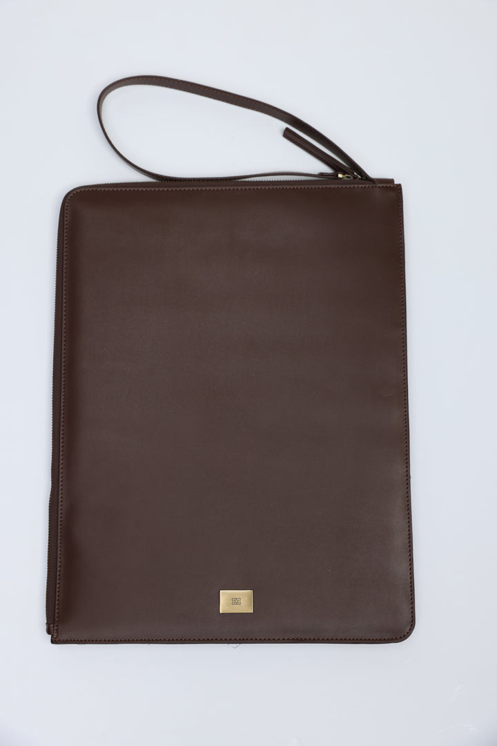 Maroon Leather Laptop Bag
