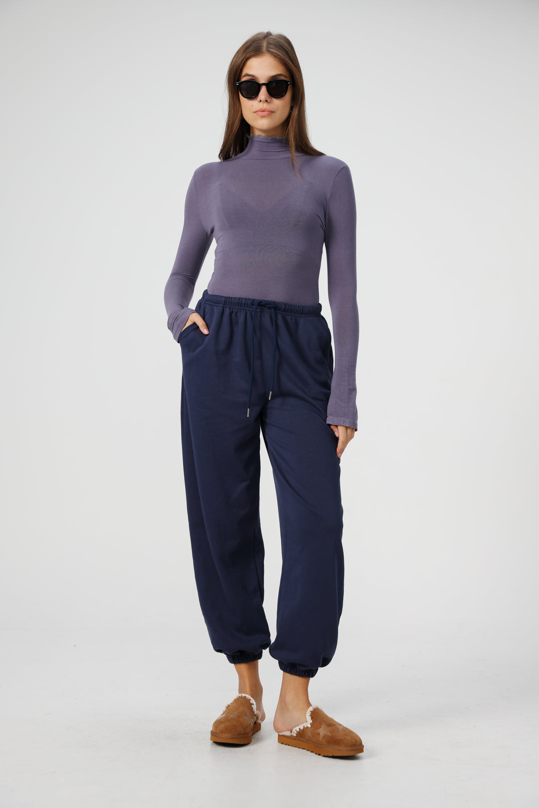 Clean12 Lilac High Neck Shirt