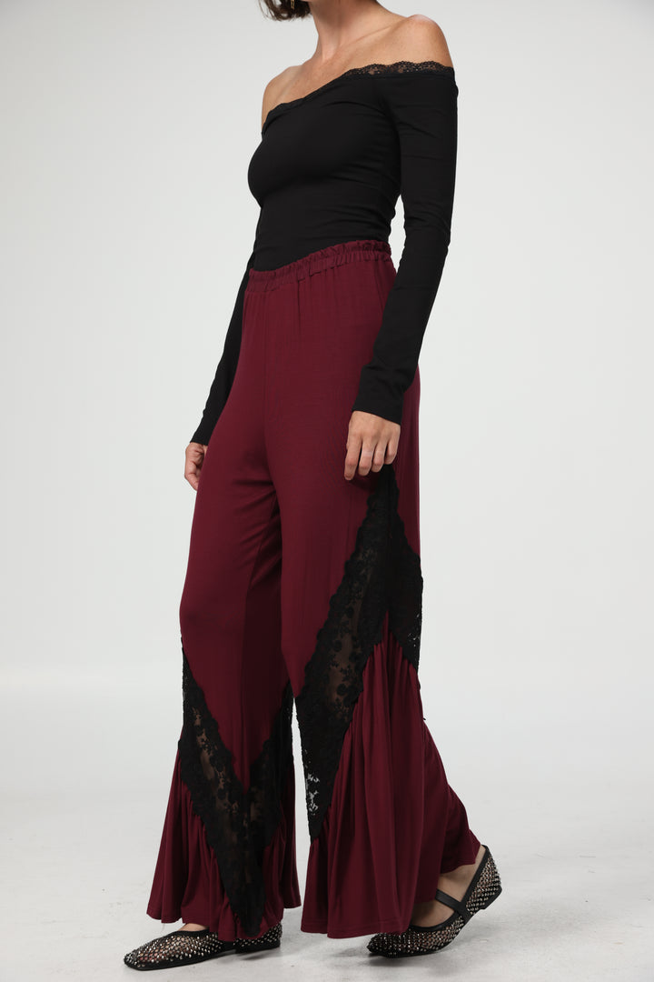 Free Wine Lace Bottoms