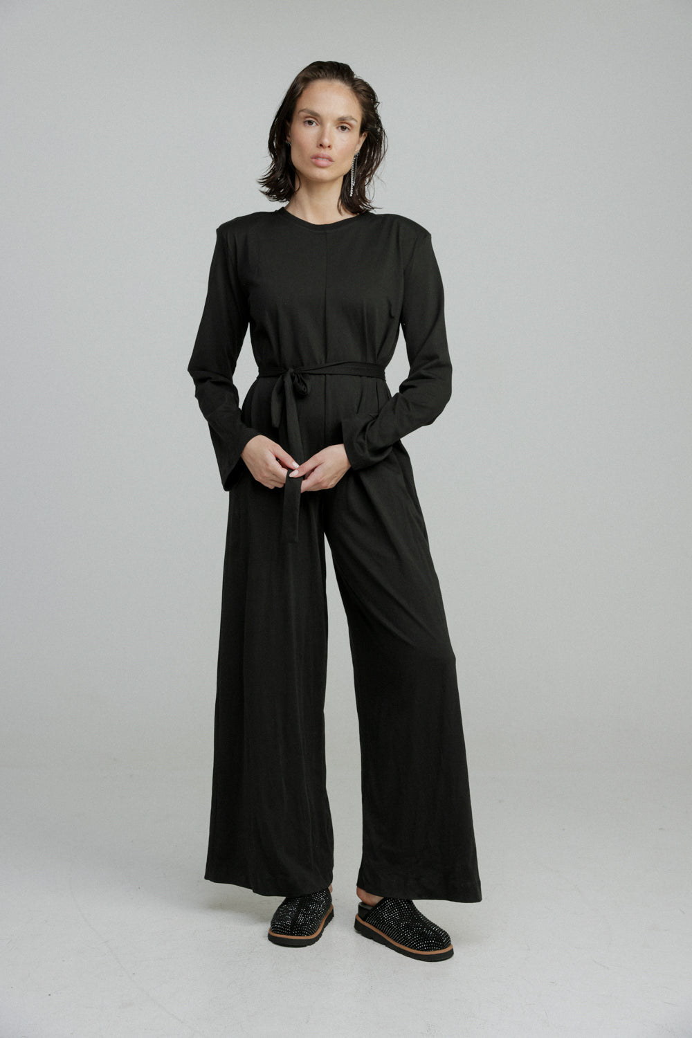 Easier Black Jumpsuit