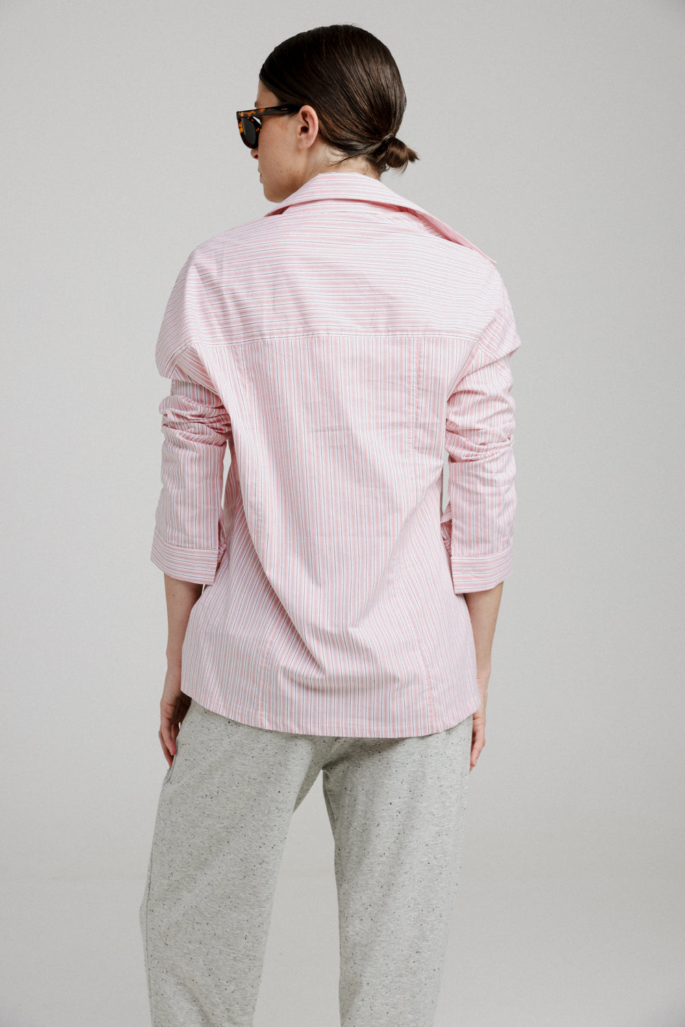 Ely Light Pink Striped Jacket