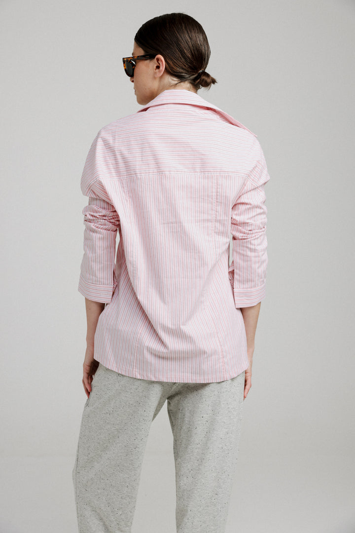 Ely Light Pink Striped Jacket