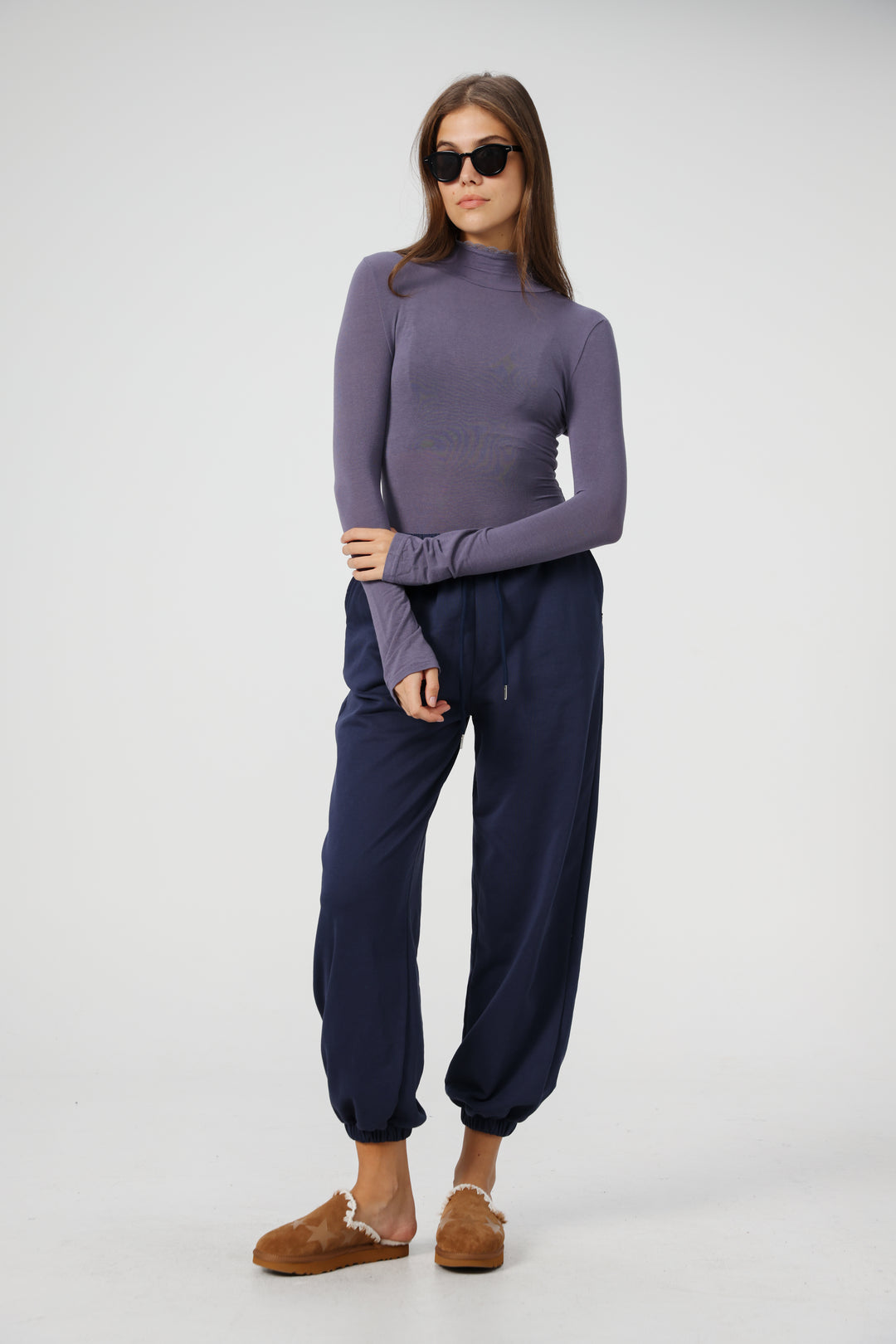 Clean12 Lilac High Neck Shirt