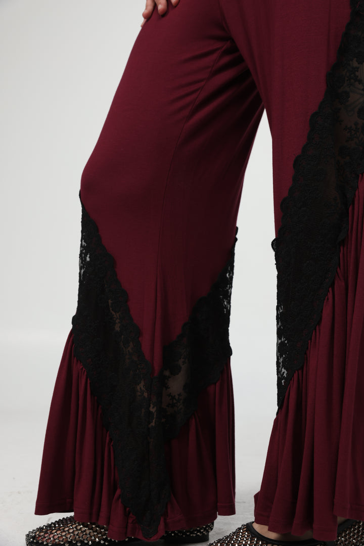 Free Wine Lace Bottoms