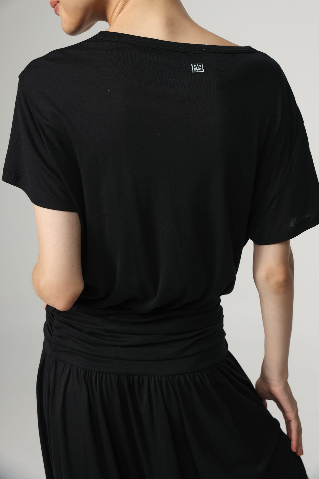 Belted Black Dress