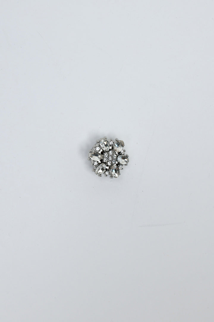 Crystal Floral Button