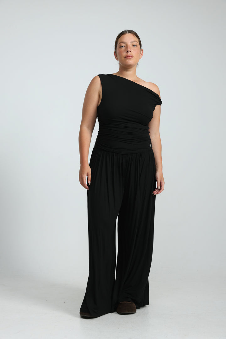 Twist Black Jumpsuit