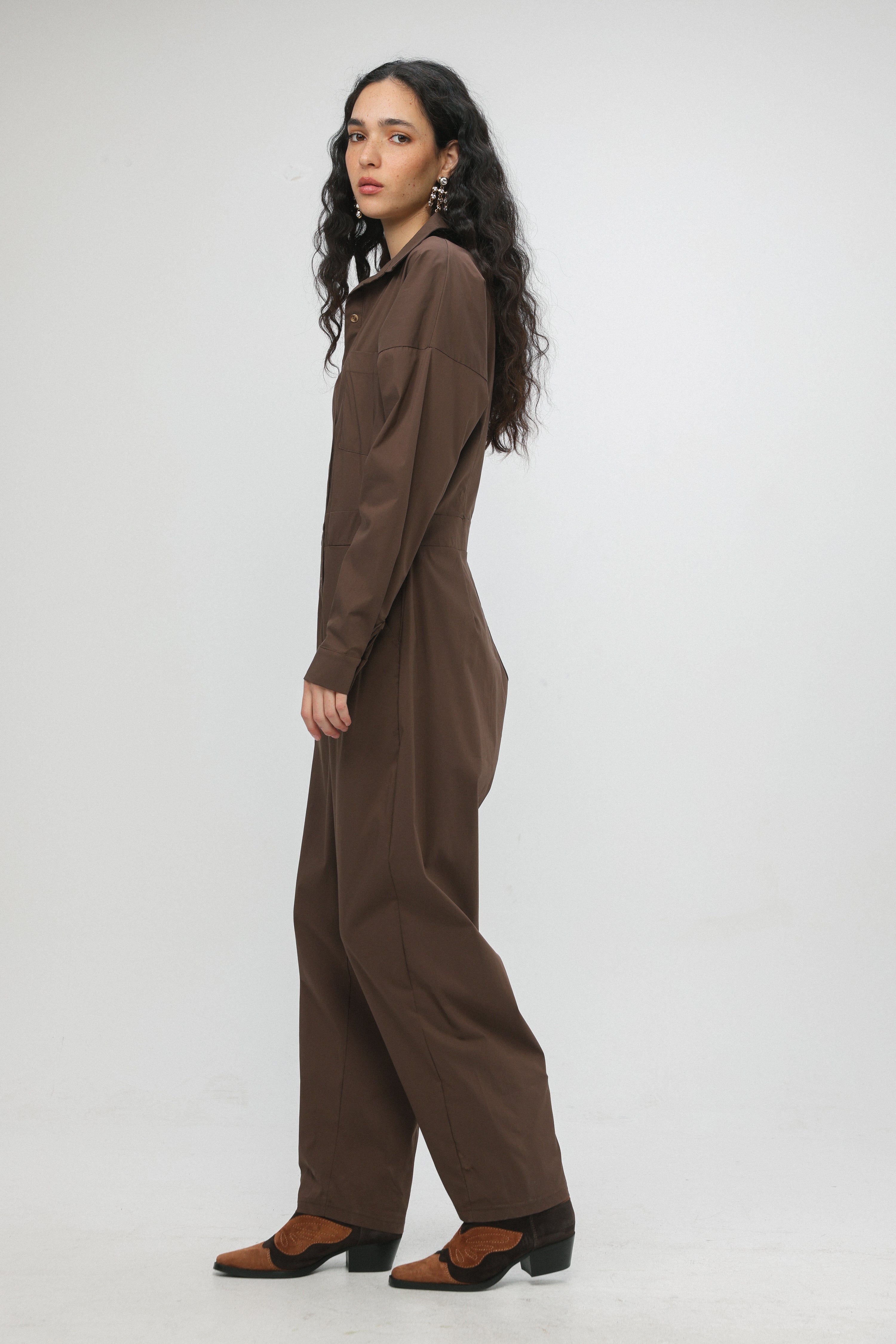 salsation ウエア　Lサイズ light brown Shoreditch Brown Jumpsuit – SEESTARZ