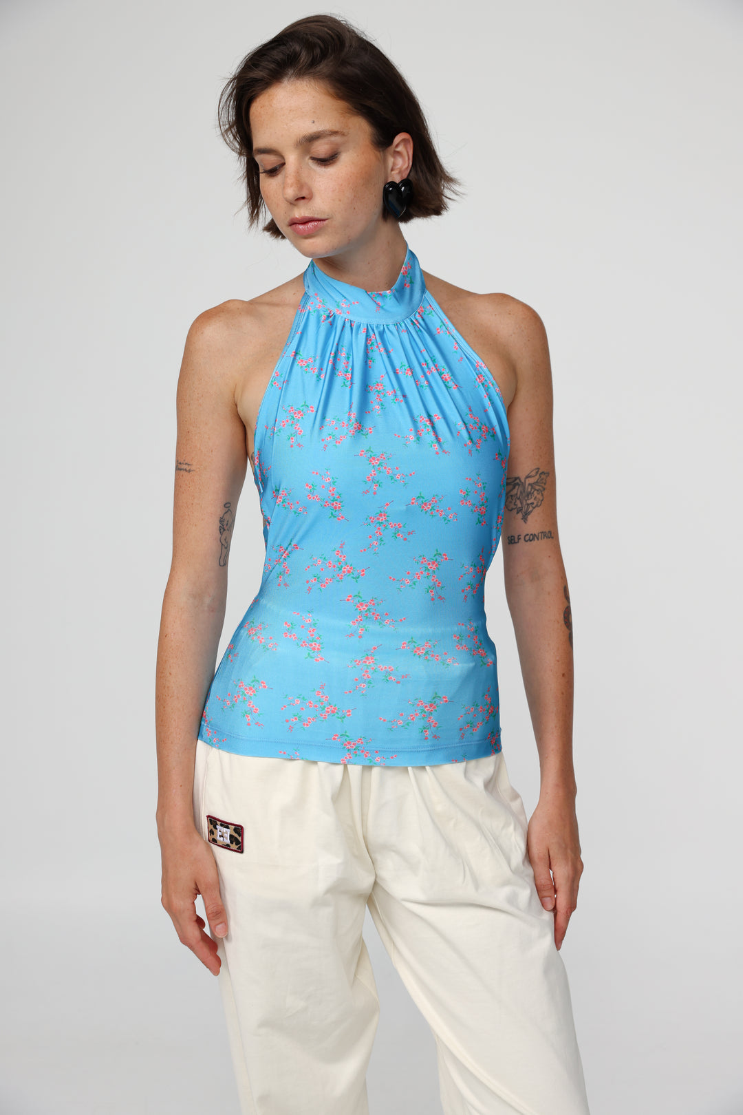 Way Blue Floral Top